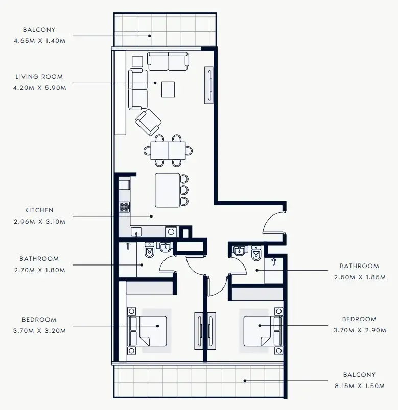 Azizi Riviera Rêve floor plan