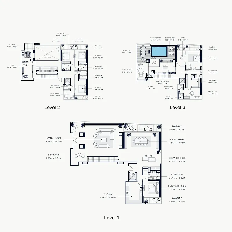 Azizi Riviera Rêve floor plan