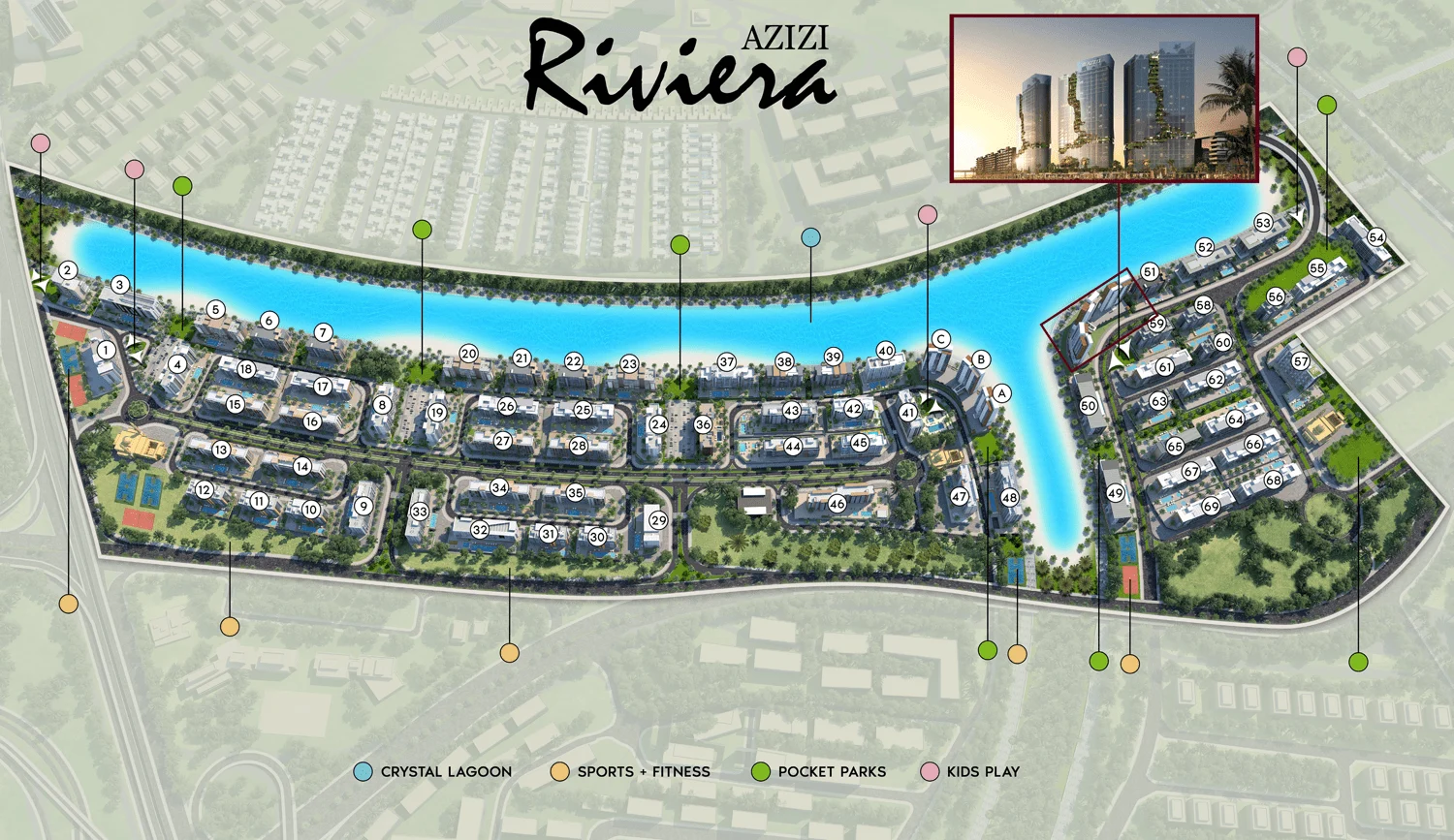 Azizi Riviera Rêve master plan