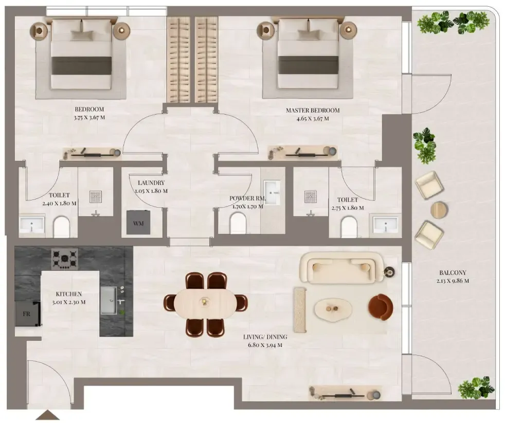 Grovy Developers Rivo floor plan
