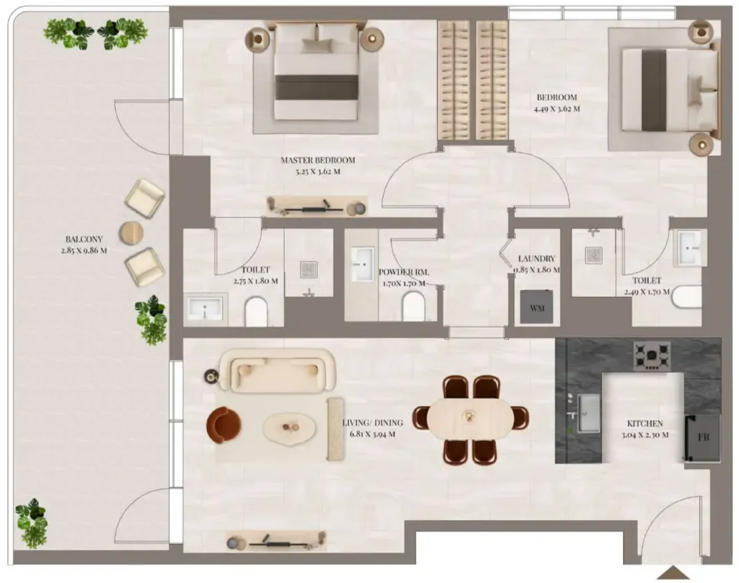 Grovy Developers Rivo floor plan