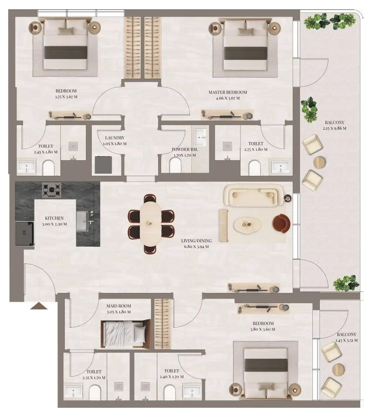 Grovy Developers Rivo floor plan
