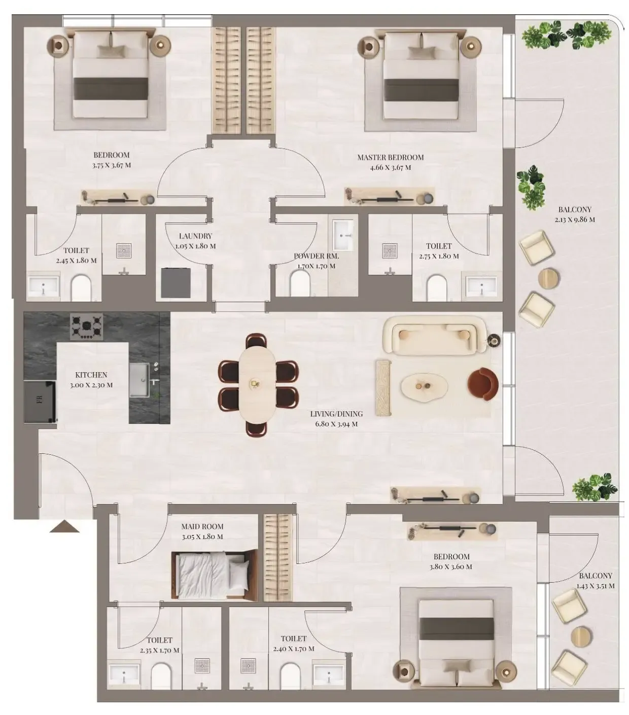 Grovy Developers Rivo floor plan