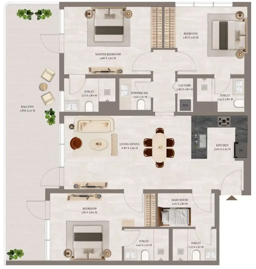 Grovy Developers Rivo floor plan
