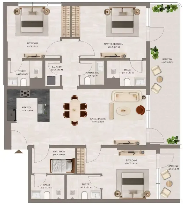 Grovy Developers Rivo floor plan