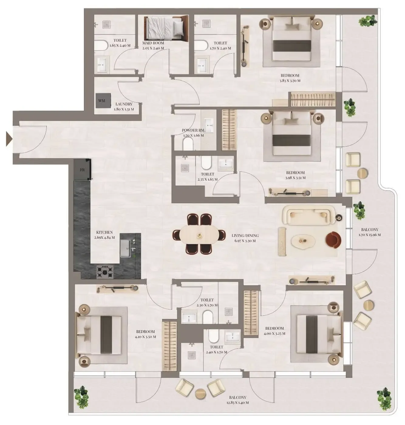 Grovy Developers Rivo floor plan