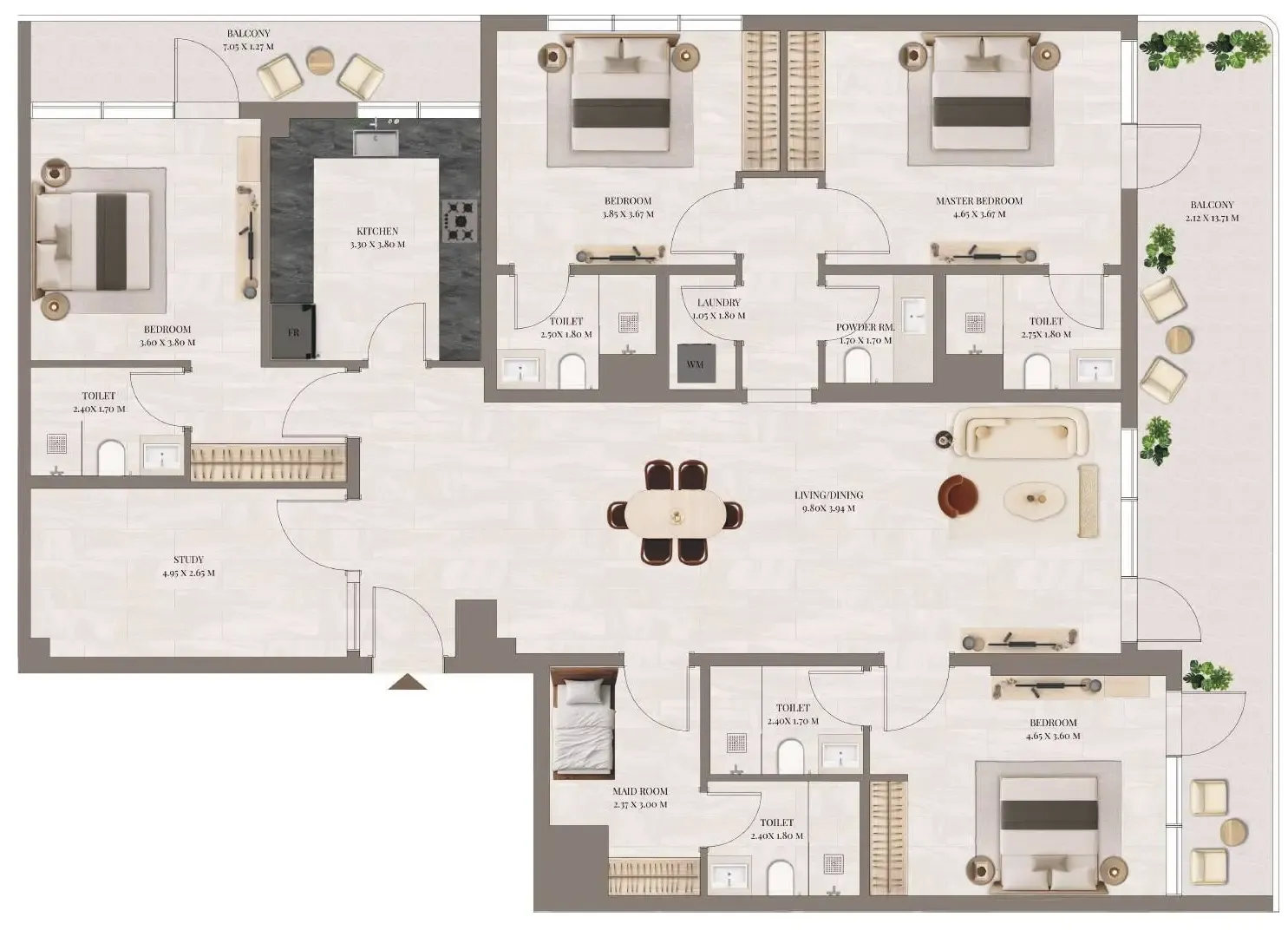 Grovy Developers Rivo floor plan