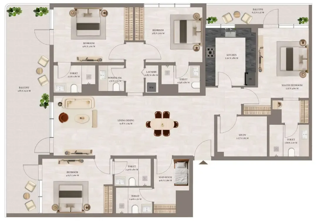 Grovy Developers Rivo floor plan