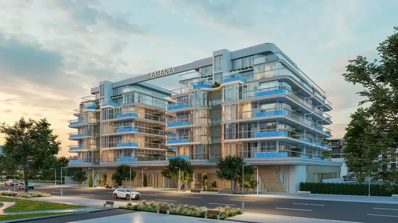 Exterior at Rome by Samana Developers in MBR District 11 (Meydan South) Dubai