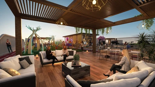 Rooftop Cabanas amenity image at Empire Gardens