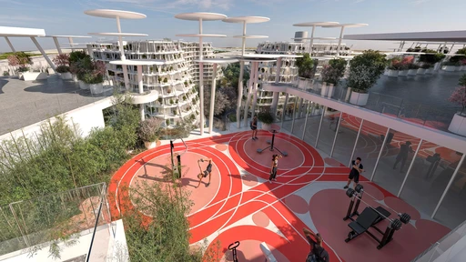 Rooftop Gym amenity image at Sakura Gardens