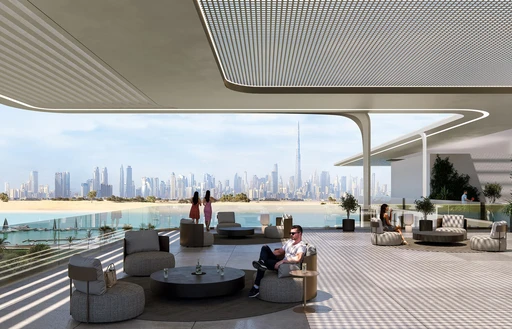Rooftop Marina Lounge amenity image at Arka Enclave Residences by Atmosphere Living