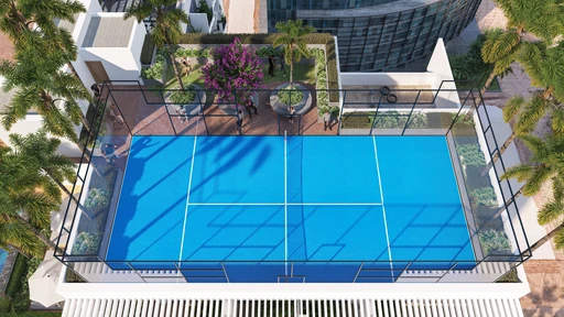 Rooftop Paddle Tennis Court amenity image at Gateway by Premier Choice