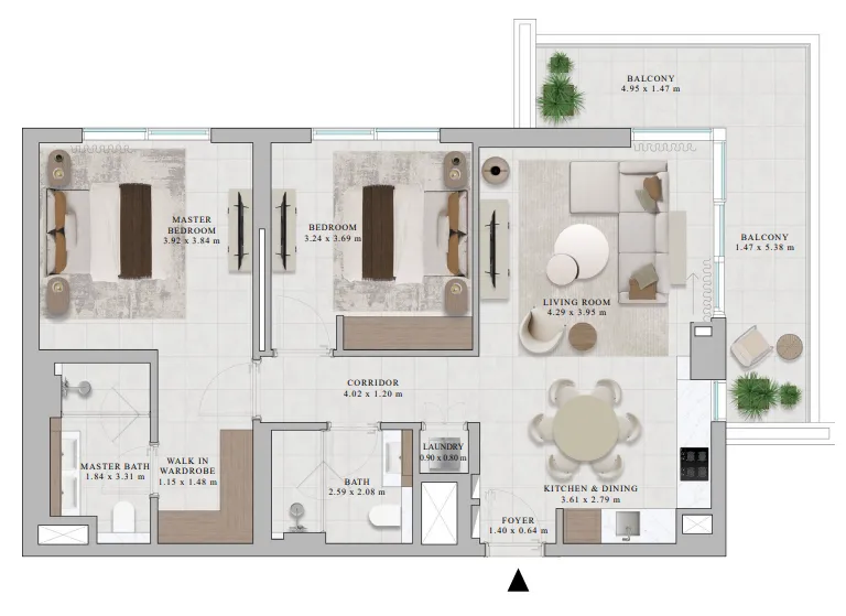Emaar Rosehill floor plan