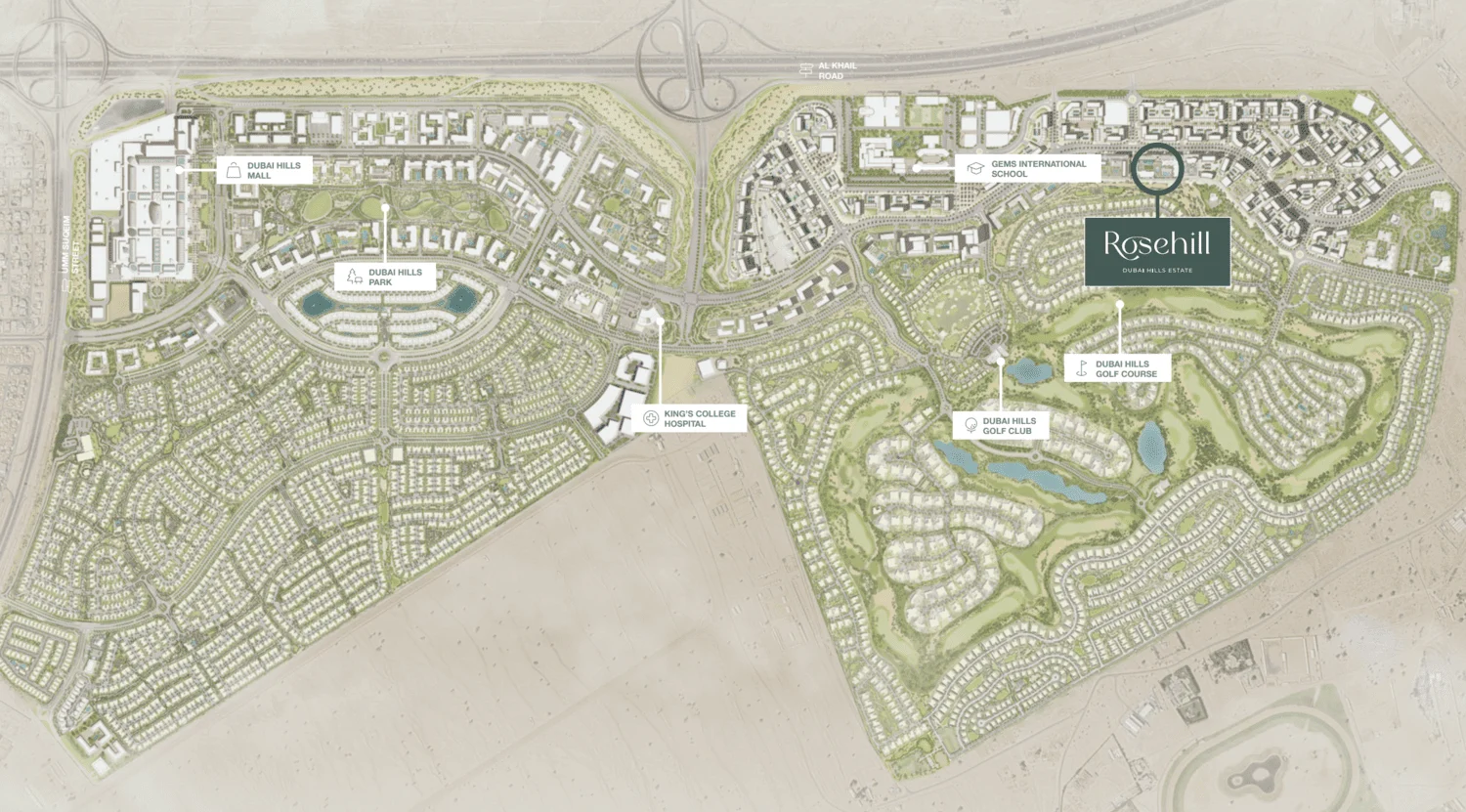 Emaar Rosehill master plan
