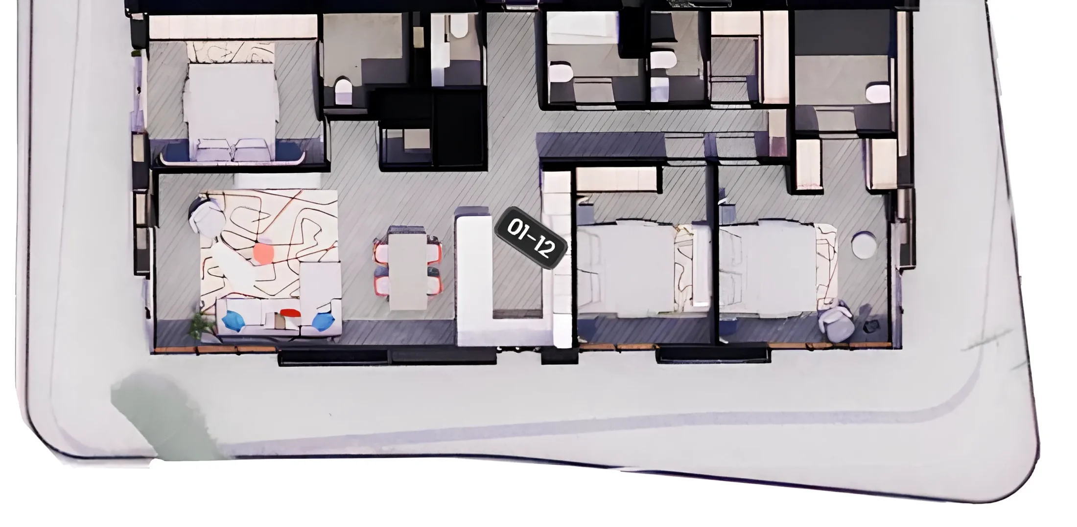 ALDAR Rosso Bay Residences floor plan