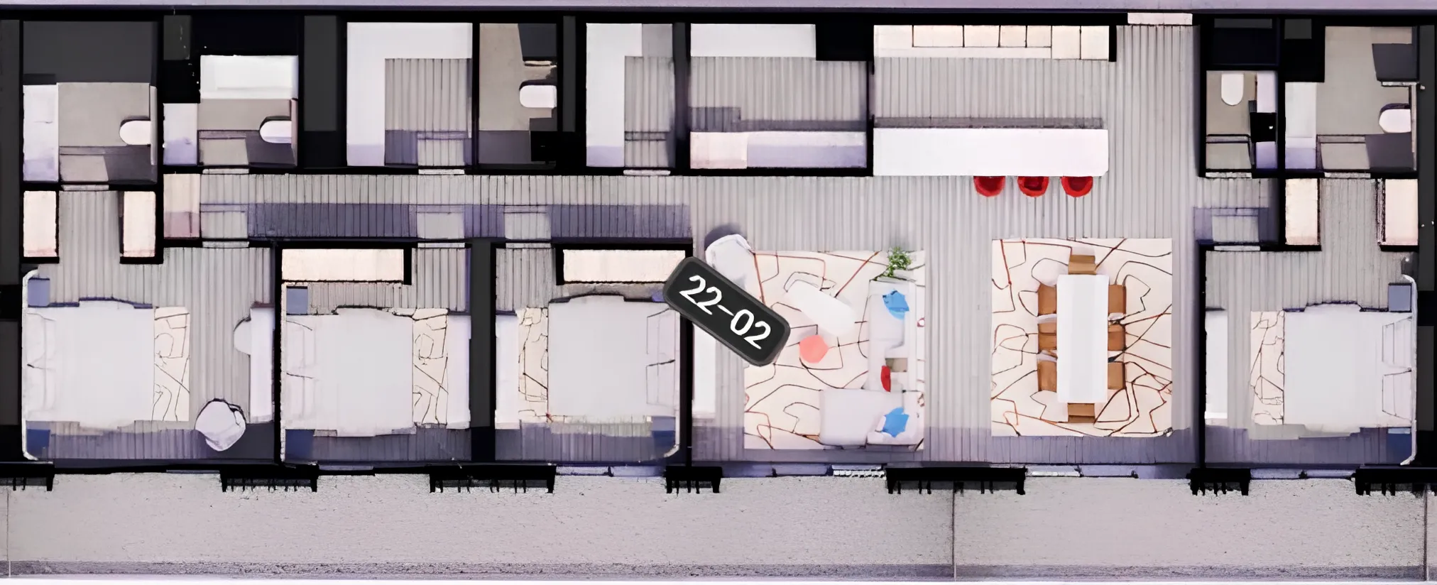 ALDAR Rosso Bay Residences floor plan