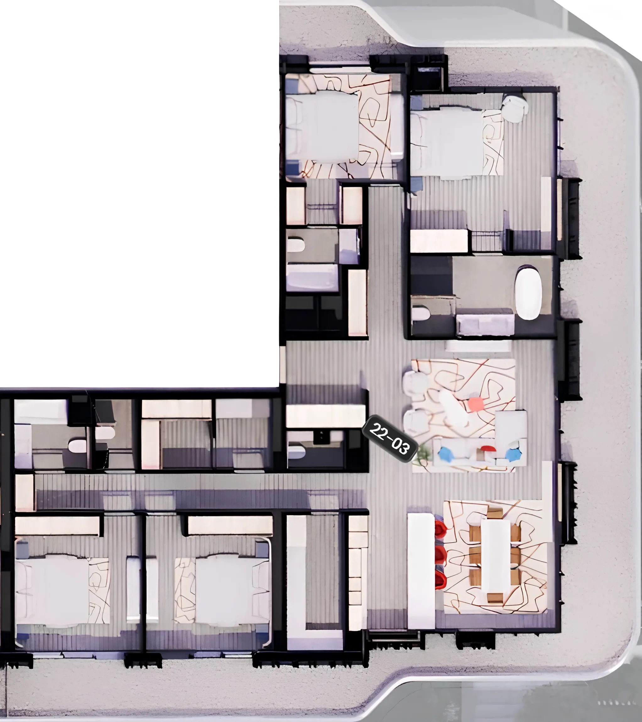 ALDAR Rosso Bay Residences floor plan
