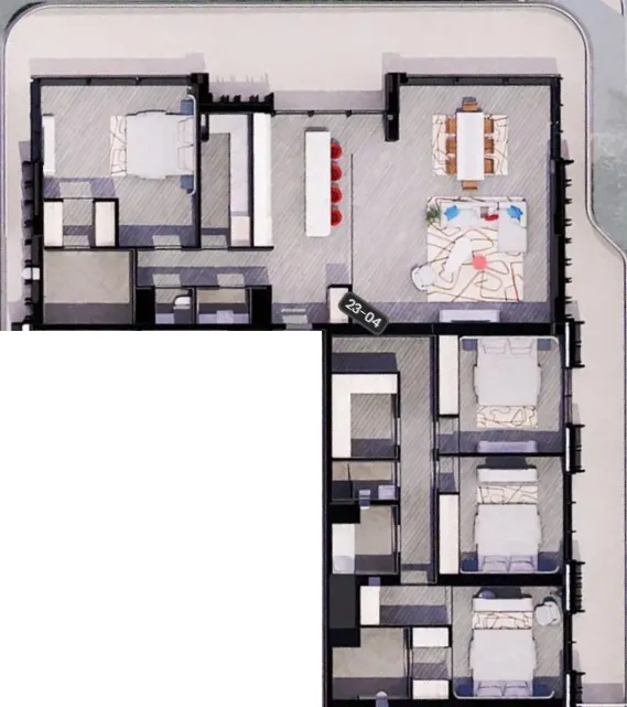 ALDAR Rosso Bay Residences floor plan