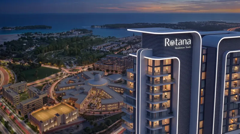 Exterior at Rotana Residences South Tower in Abu Dhabi Abu Dhabi