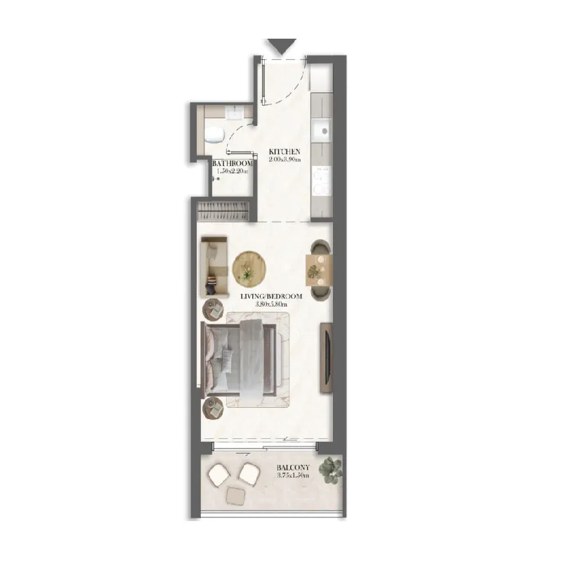Royal Development Holding Rotana Residences South Tower floor plan