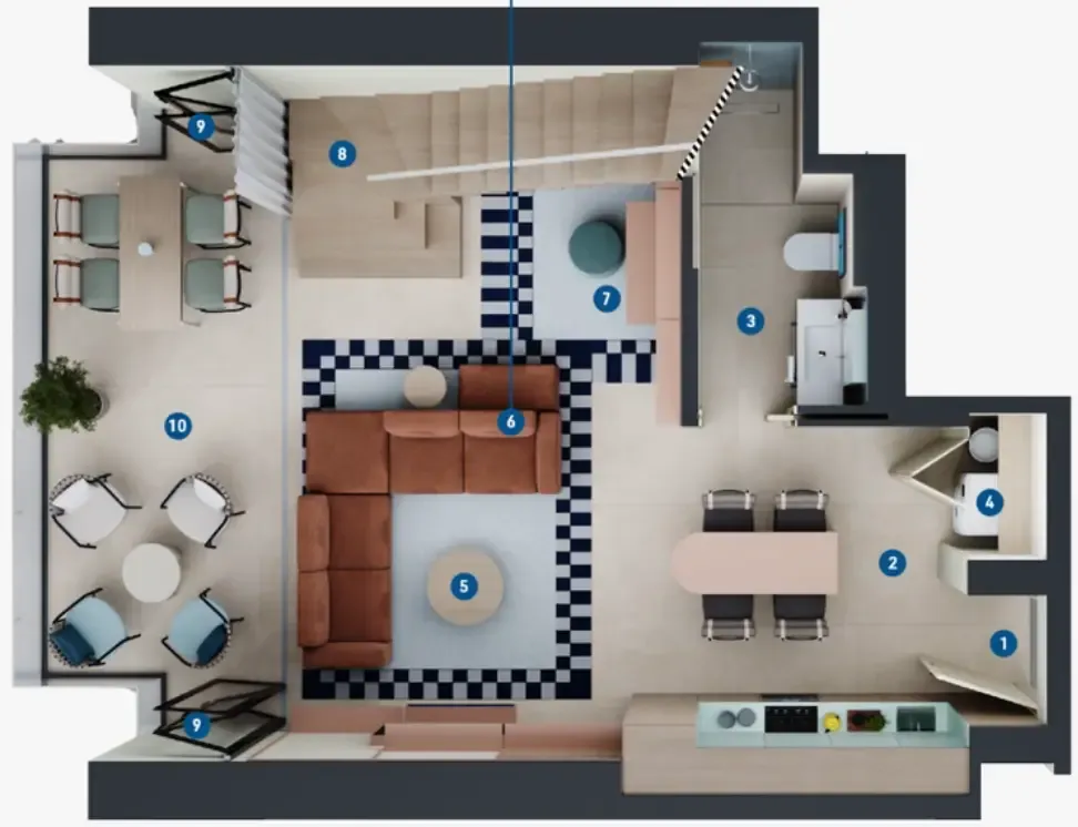 Irth Development Rove Home Dubai Marina floor plan