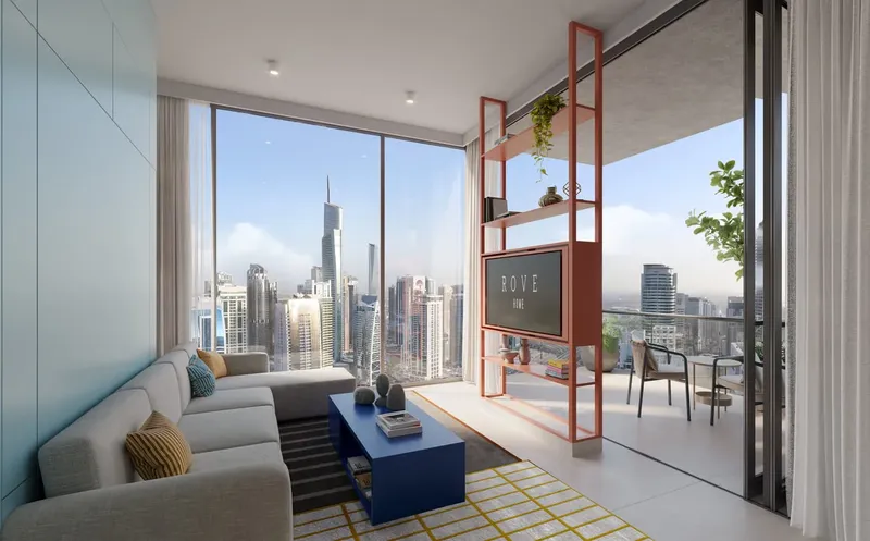 Interior at Rove Home Dubai Marina in Dubai Marina Dubai