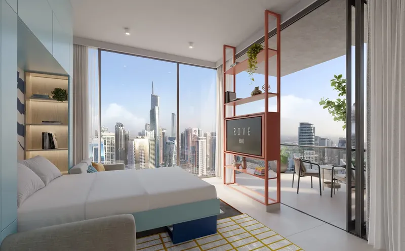 Interior at Rove Home Dubai Marina in Dubai Marina Dubai