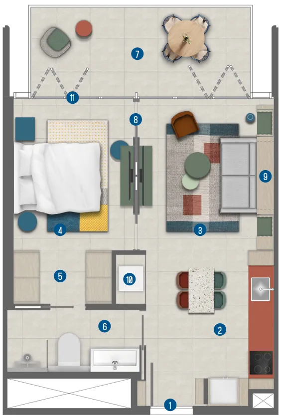 Irth Development Rove Home Marasi Drive floor plan