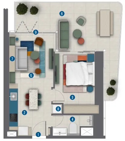 Irth Development Rove Home Marasi Drive floor plan