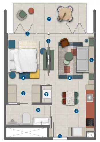 Irth Development Rove Home Marasi Drive floor plan