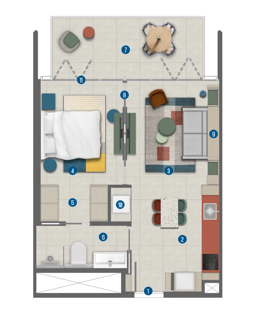Irth Development Rove Home Marasi Drive floor plan