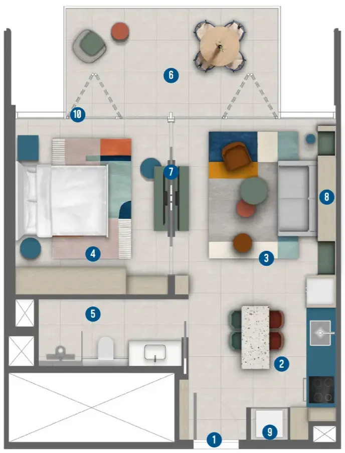 Irth Development Rove Home Marasi Drive floor plan
