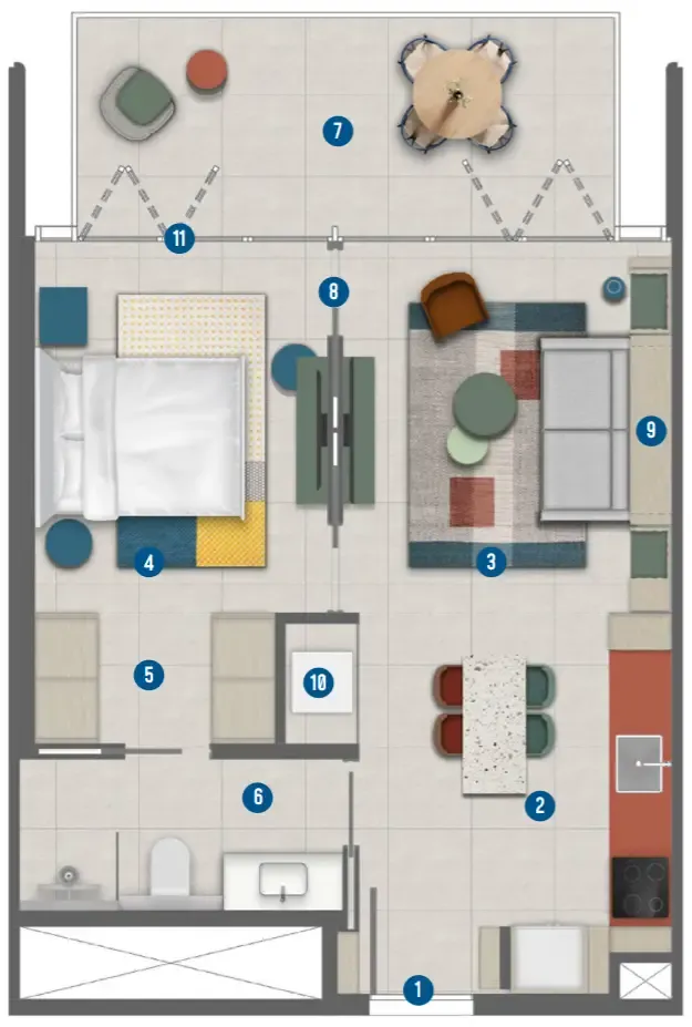 Irth Development Rove Home Marasi Drive floor plan