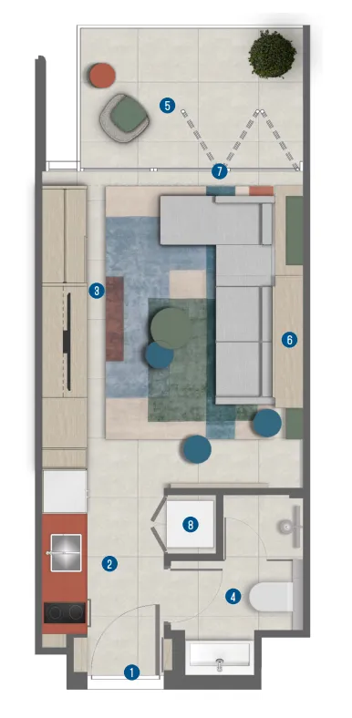 Irth Development Rove Home Marasi Drive floor plan
