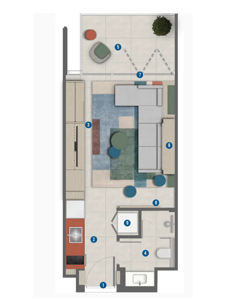 Irth Development Rove Home Marasi Drive floor plan