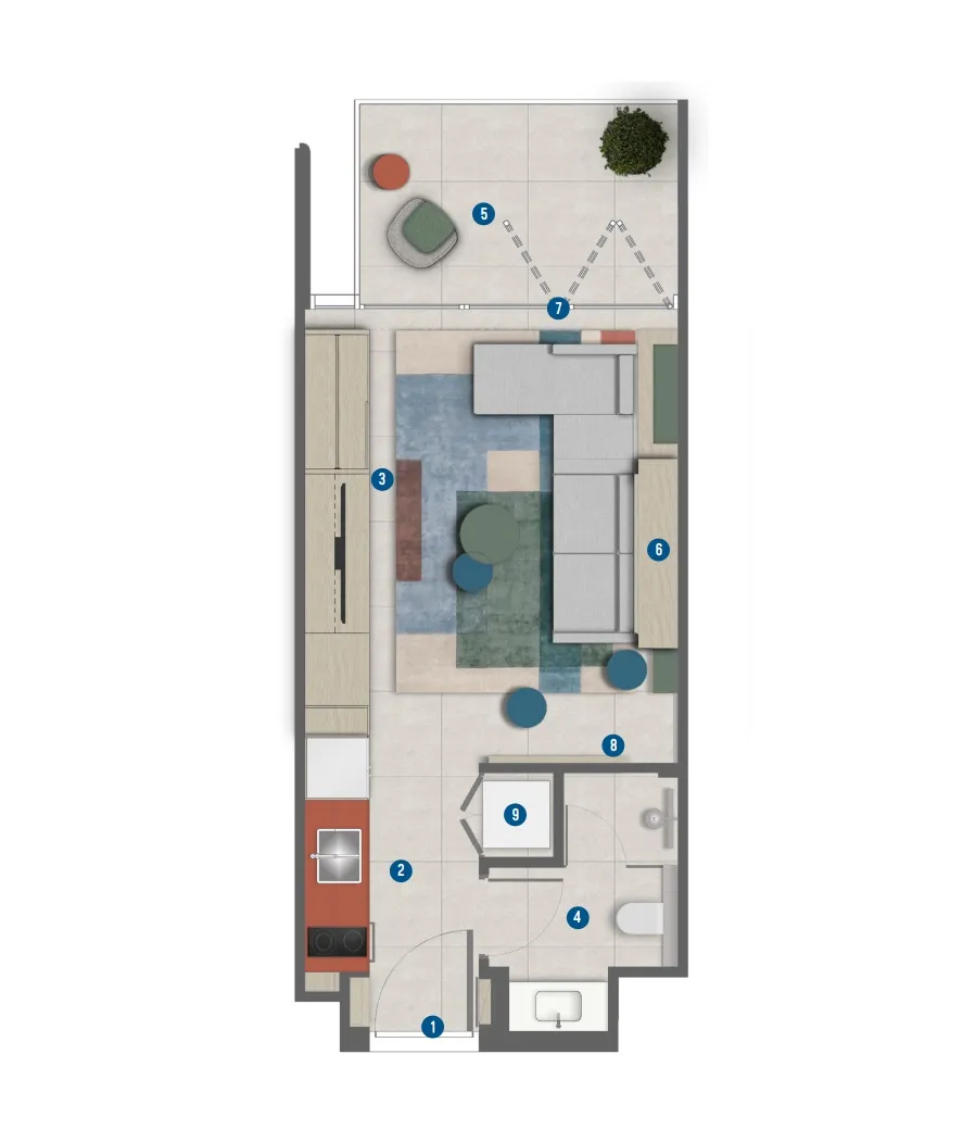 Irth Development Rove Home Marasi Drive floor plan