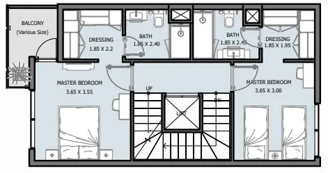 Reportage Properties Royal Park floor plan