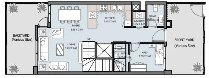 Reportage Properties Royal Park floor plan