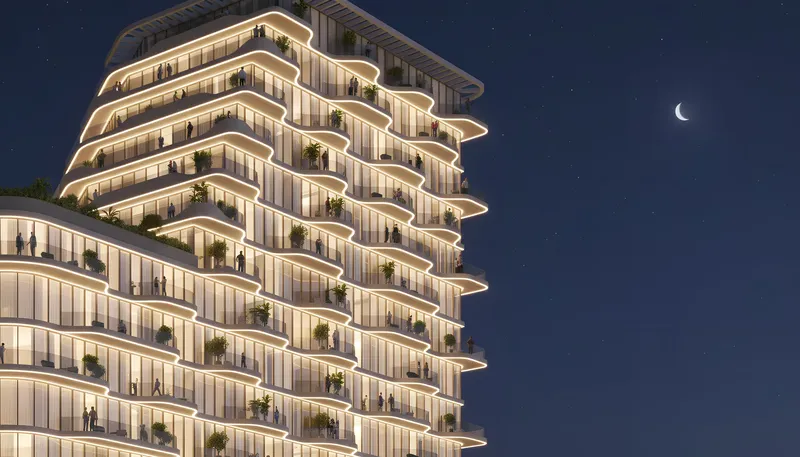 Exterior at Royal Yacht Club Residence in Dubai Islands Dubai