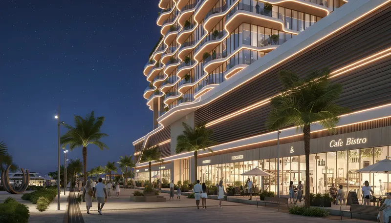 Exterior at Royal Yacht Club Residence in Dubai Islands Dubai