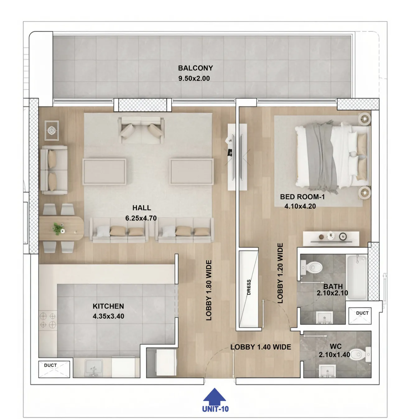 Red Rose Properties RR Grand floor plan
