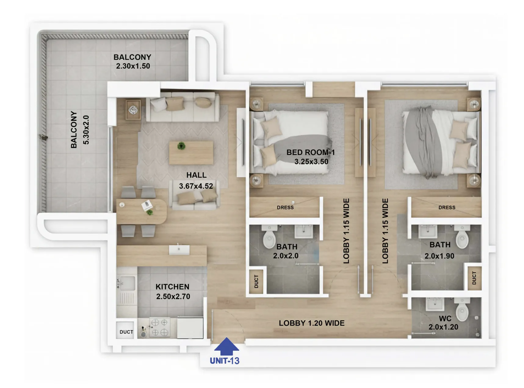 Red Rose Properties RR Grand floor plan