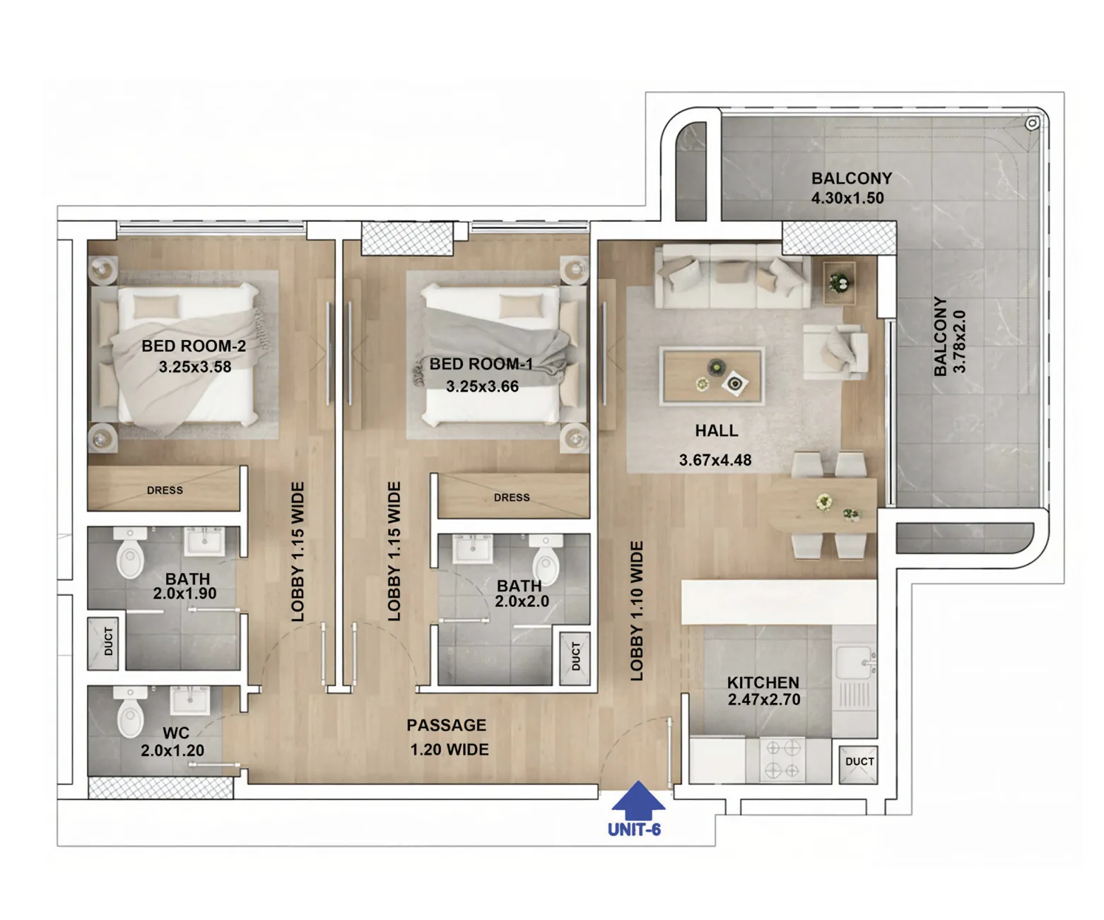 Red Rose Properties RR Grand floor plan