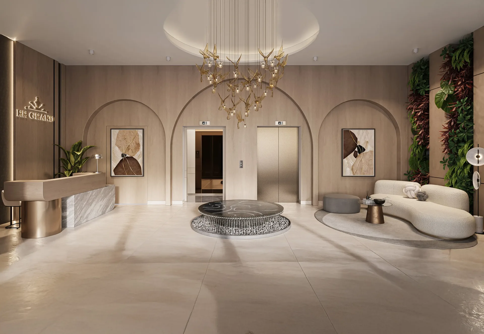 Lobby at RR Grand in Dubai South Dubai