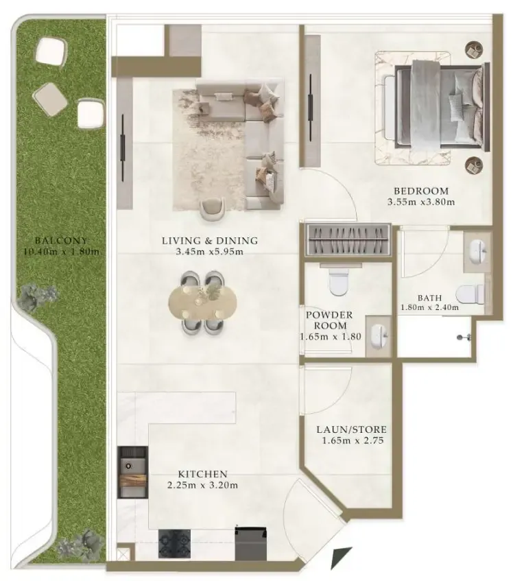 AUM Development Ryze Residences by AUM Development floor plan