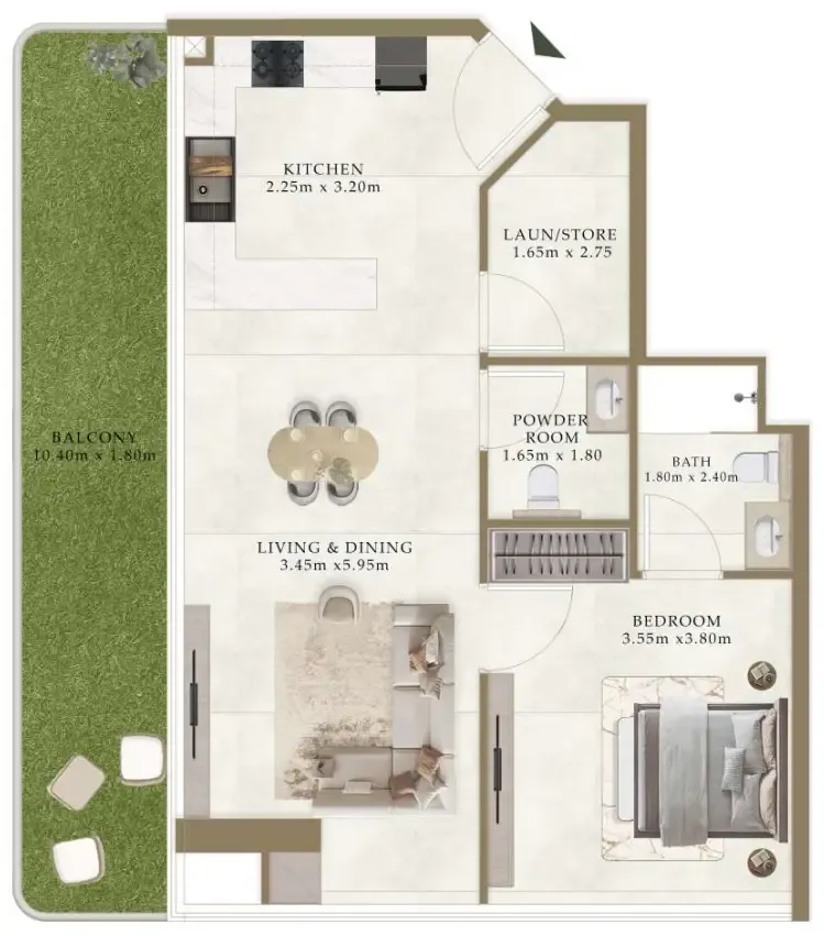 AUM Development Ryze Residences by AUM Development floor plan