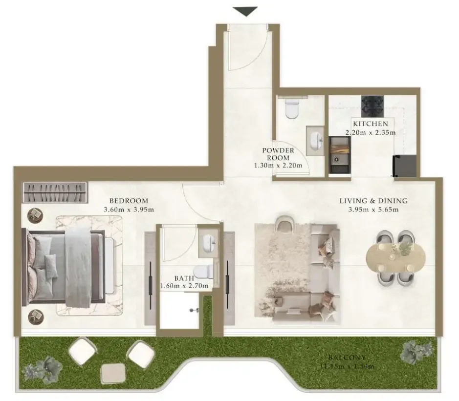 AUM Development Ryze Residences by AUM Development floor plan