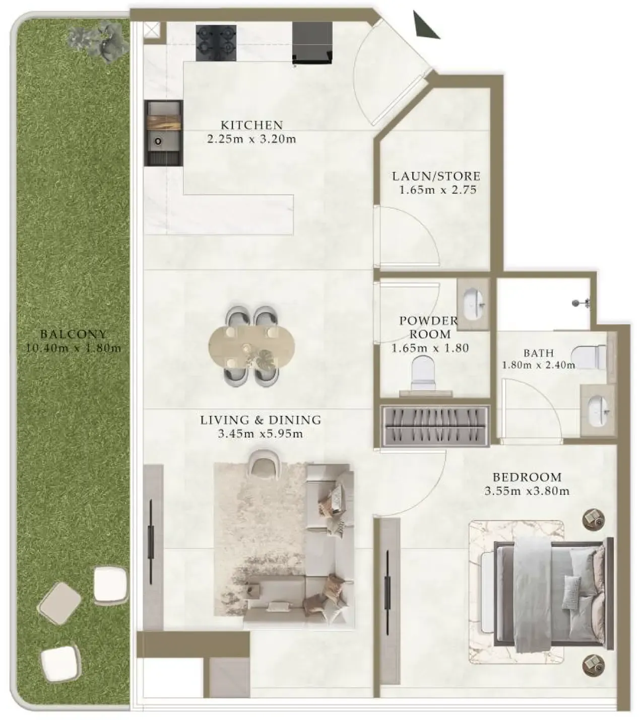 AUM Development Ryze Residences by AUM Development floor plan