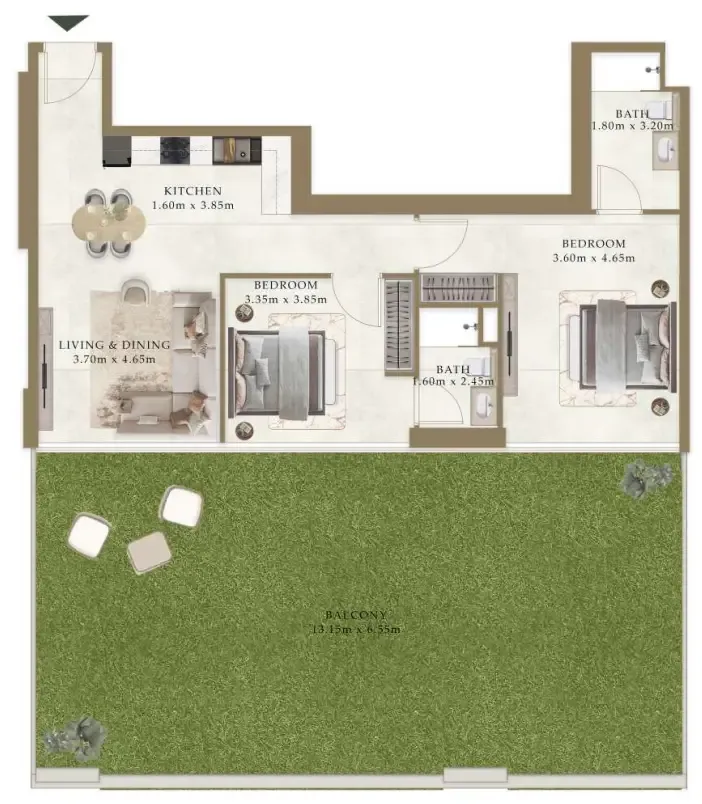 AUM Development Ryze Residences by AUM Development floor plan